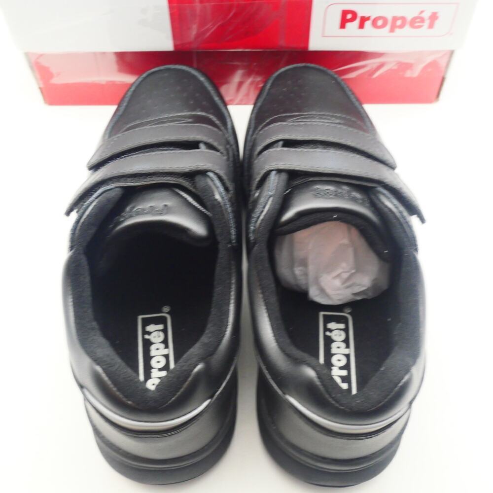NEW Propet Women's 6  Wide 4E (XX) Tour Walker Strap Black Leather Shoes - Picture 6 of 9